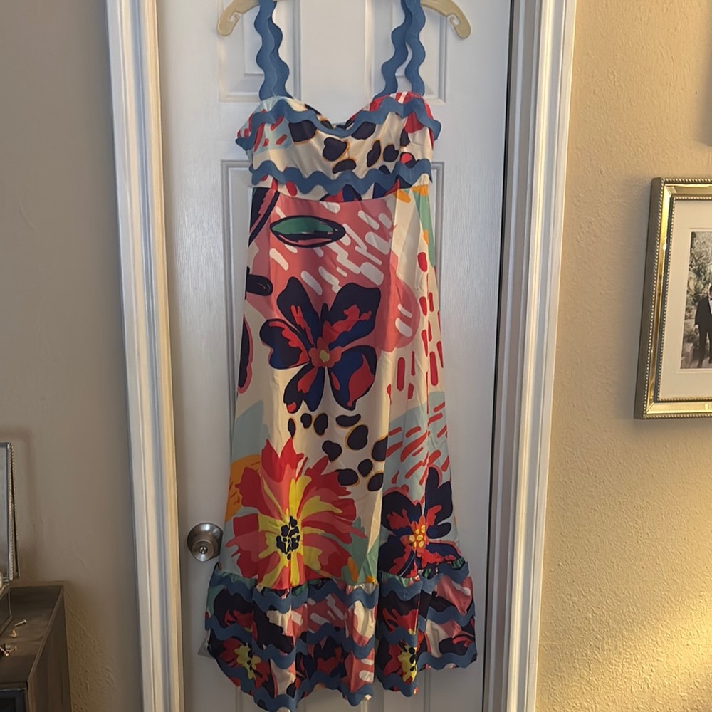 Colorful Floral Maxi Dress